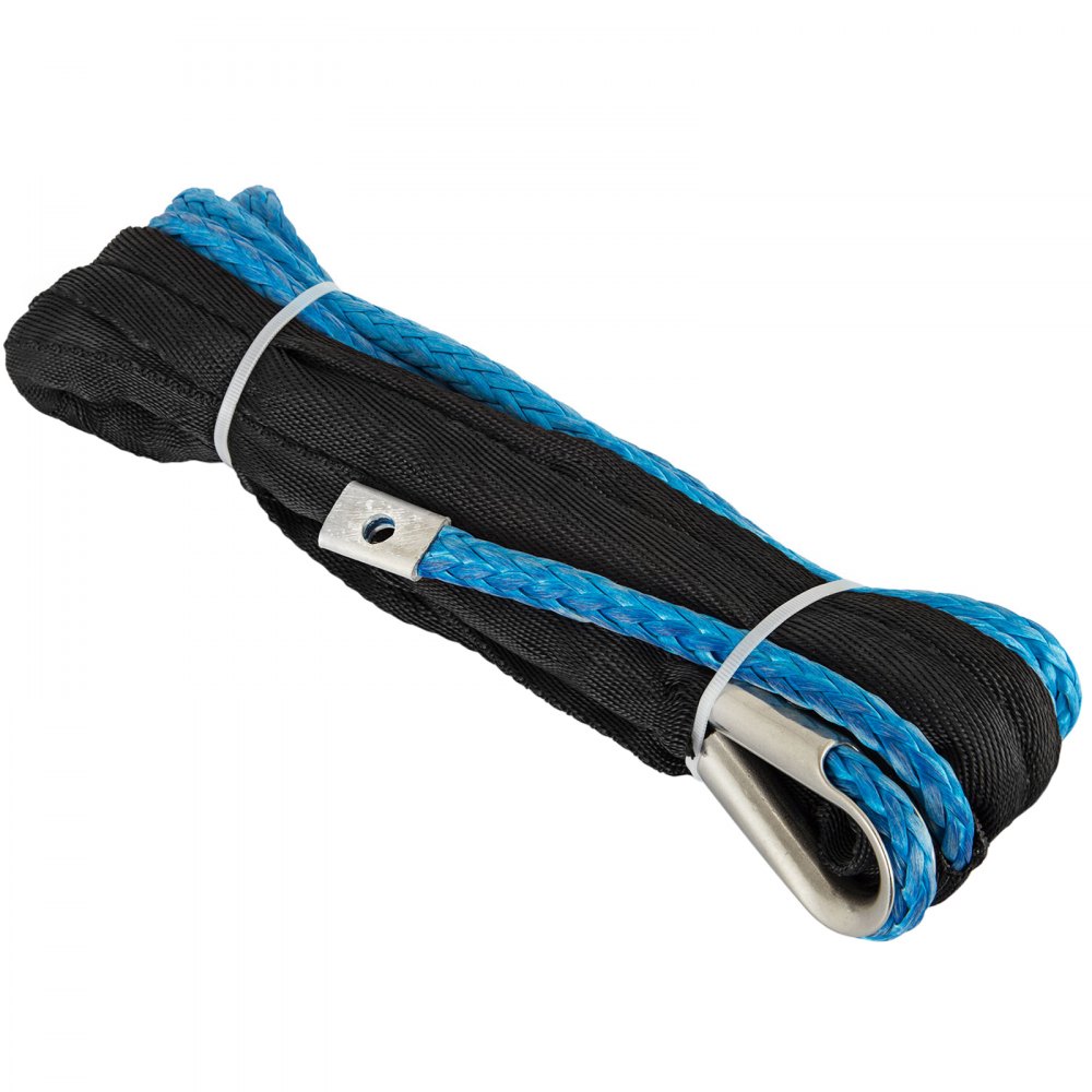 12MM X 50M Synthetic Winch Rope Cable Heavy Loading 11.5T/25300LBS Strength
