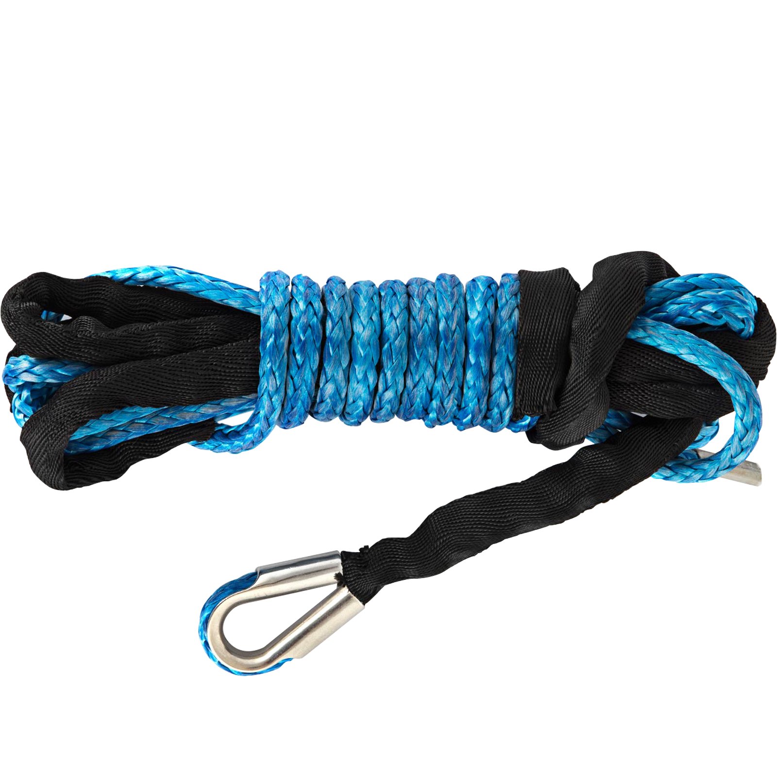 12MM X 50M Synthetic Winch Rope Cable Heavy Loading 11.5T/25300LBS Strength