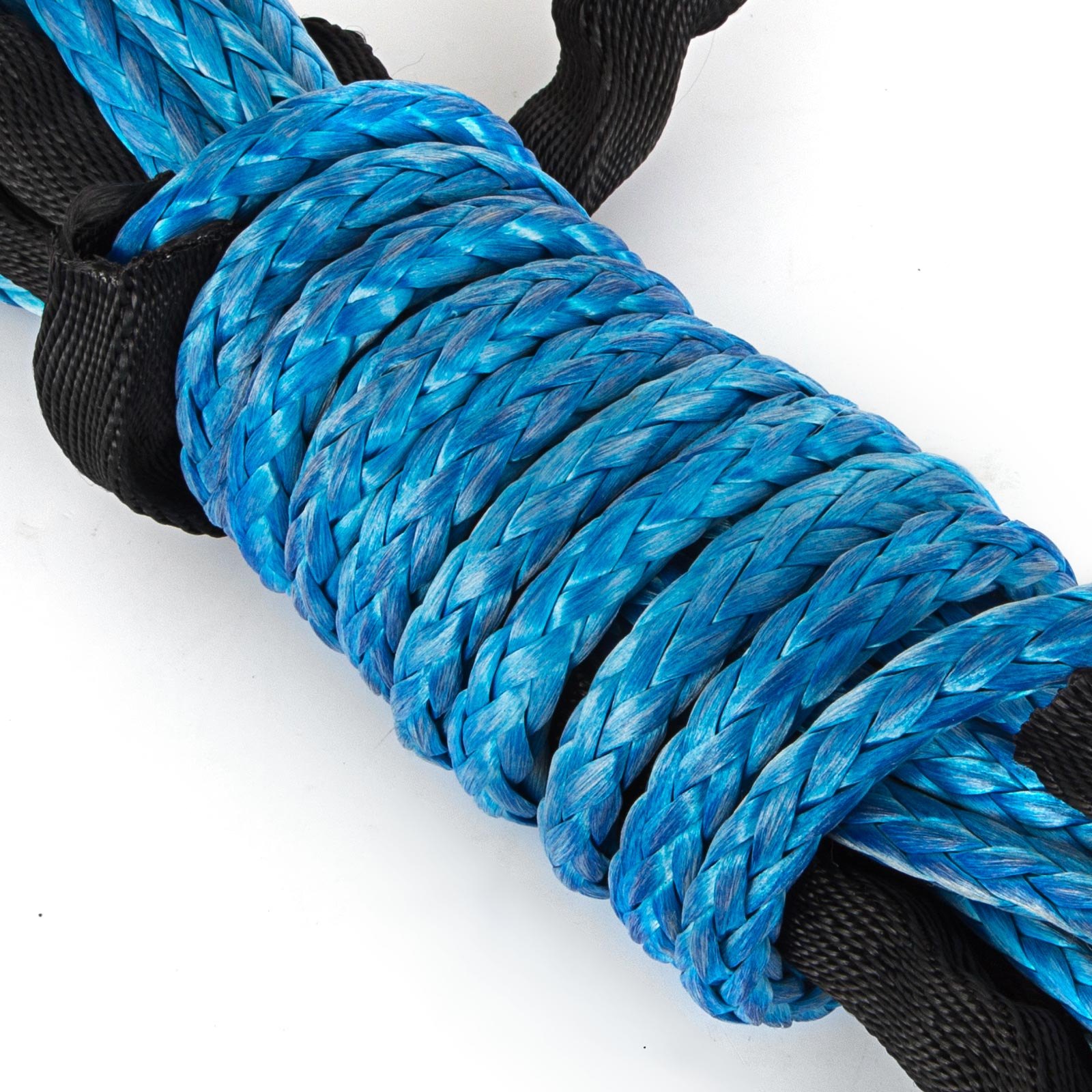 Blue 12700LBS Synthetic Winch Line Cable Plow Lift Rope