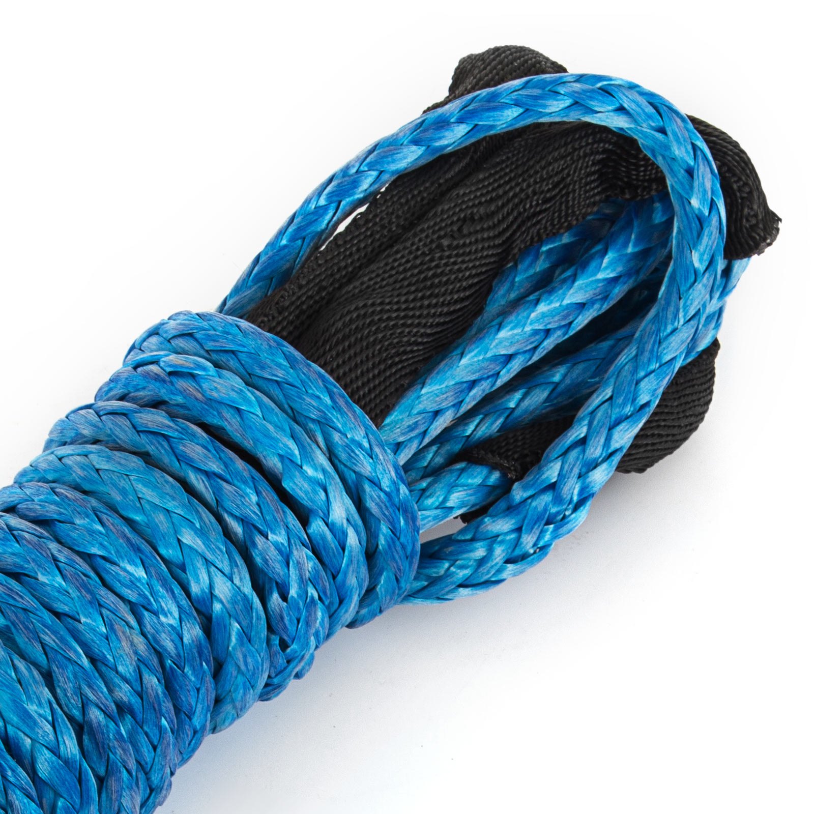 Blue 12700LBS Synthetic Winch Line Cable Plow Lift Rope