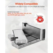 Threading Machine Dies 1/2"-3/4" NPT Pipe Dies 4 Pcs Right-Handed Fit RIDGID