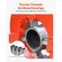 Threading Machine Dies 2-1/2 to 4" NPT Pipe Dies 4 Packs Right-Handed HSS