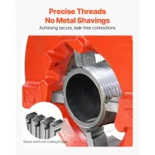 Threading Machine Dies 2-1/2 to 4" NPT Pipe Dies 4 Packs Right-Handed HSS