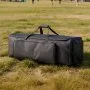 VEVOR Drum Hardware Bag with Wheels, 1680D, Drum Set Equipment Carry Bag, Carrying Case with Sturdy Handle, Durable Zipper, Smooth PVC Wheels, Multiple Pockets, for Hardware and Stand Accessory, Black
