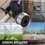 VEVOR Rebar Tie Wire Coil 10 Rolls, 1/32" 0.8mm Rebar Wire Tie Tool, 360FT Rebar Tie Gun Wire, Rebar Wire for Automatic Rebar Tie Wire Twister