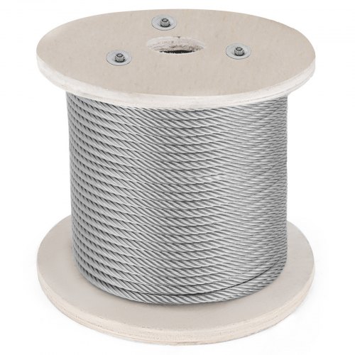 Cable Railing 316 Stainless Steel Wire Rope Cable 100ft 3/16 1x19