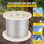 VEVOR 316 Stainless Steel Wire Rope Cable 5/32" 1x19 500 ft reel