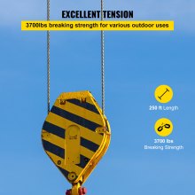 VEVOR 304 Stainless Steel Cable 4.76mm 7 X 19 Steel Wire Rope 7620cm Steel Cable for Railing Decking DIY Balustrade