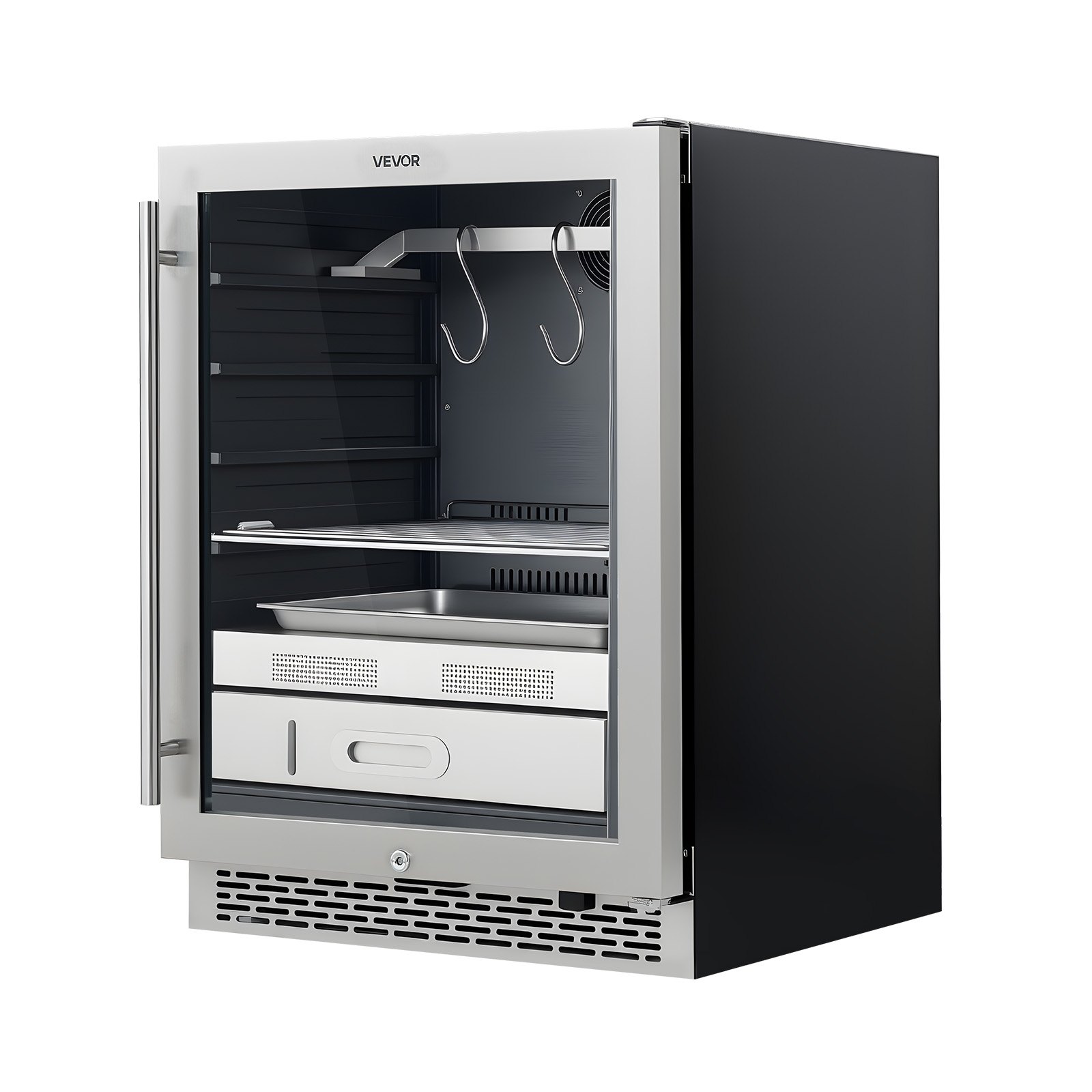 VEVOR 99 LBS Dry Aging Fridge for Steaks, Dry Ager Refrigerator for Meat with Precise Temperature & Humidity Control, Freestanding & Under Counter Beef Aging Machine for Home Kitchen Restaurant Hotel