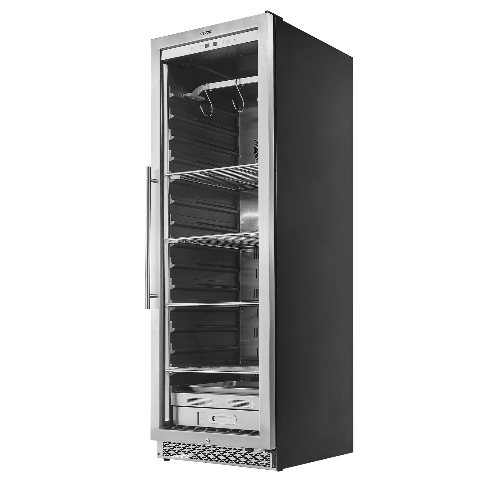 VEVOR 298 LBS Dry Aging Fridge for Steaks, Dry Ager Refrigerator for Meat with Precise Temperature & Humidity Control, Freestanding & Built-in Beef Aging Machine for Home Kitchen Restaurant Hotel