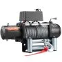 VEVOR Electric Winch, 5400 kg Load Capacity, 12V DC Truck Winch with Φ9.1 mm x 26 m Steel Rope, Wireless & Wired Remote Control, Suitable for Towing SUV Jeep Trailer Boat Off-Road Vehicle
