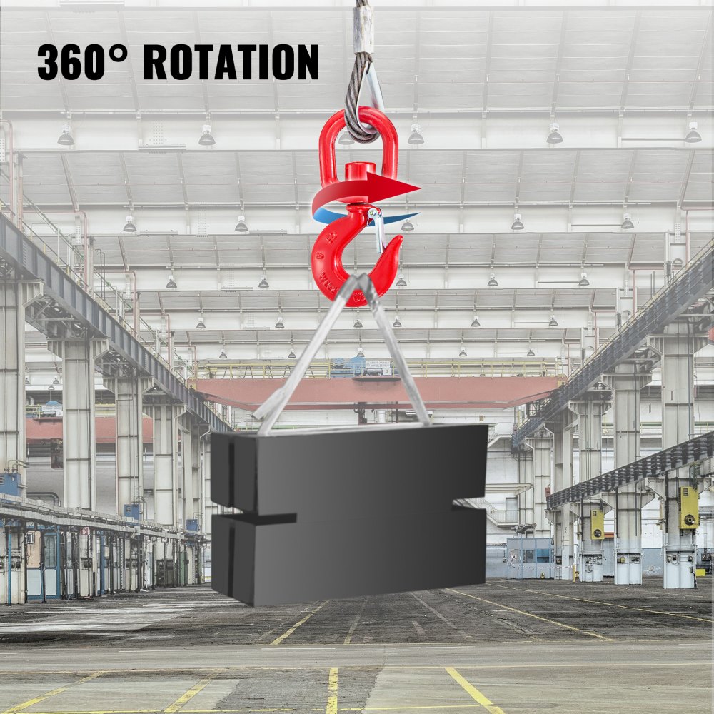Fiber Core Winch Cable 1/4" X 50' With Self Locking Hook 2200 Lbs Wire Rope