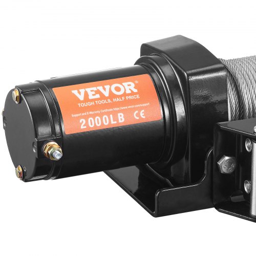 Electric Winch, 12V 3000 Lb Load Capacity Steel Rope Winch, IP55 3/16" X 39ft ATV UTV Winch With Wireless Handheld Remote & 4-Way Fairlead For Towing Jeep Off-Road SUV Truck Car - View #2