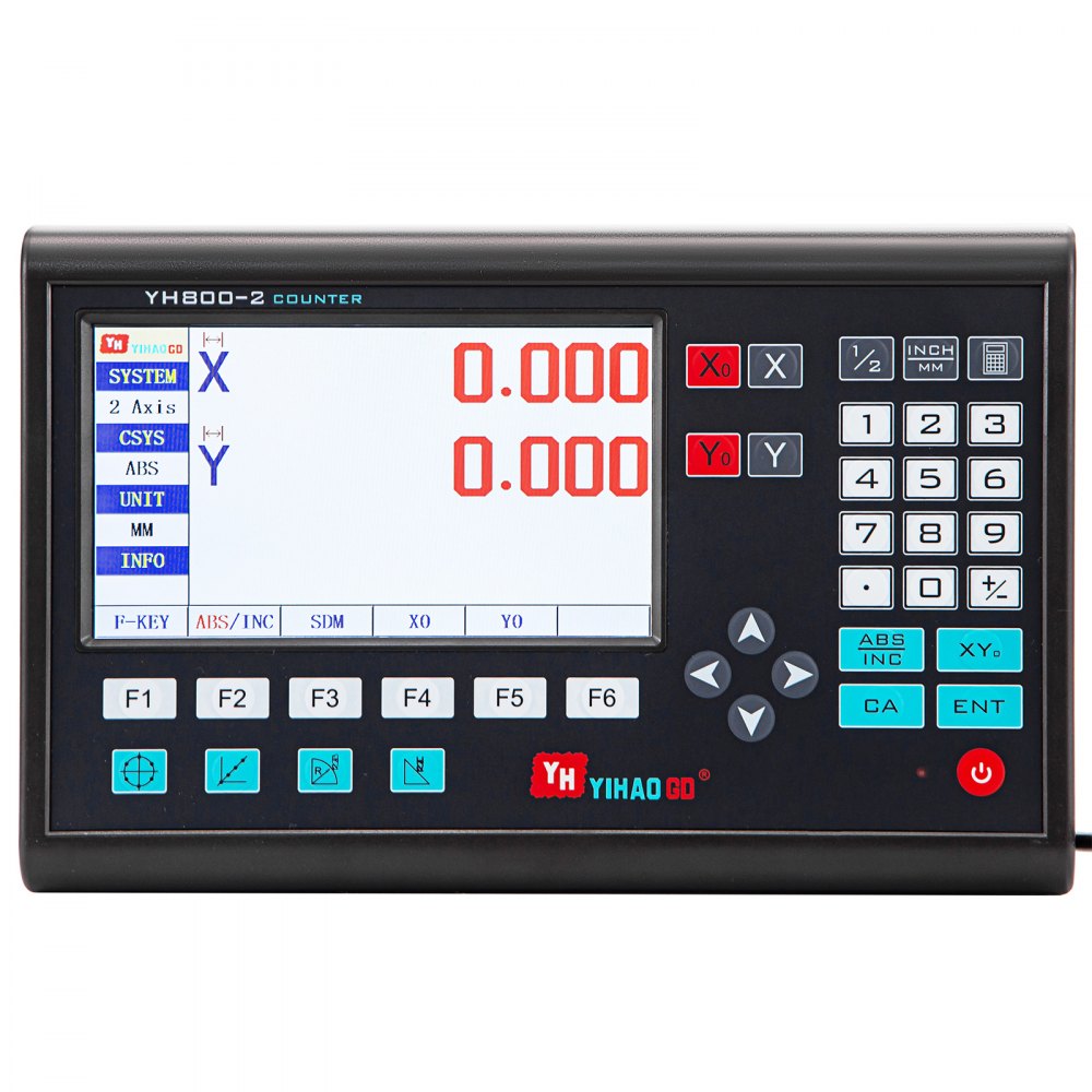 2 Axis Digital Readout Mill, Linear Encoder, LCD Screen, DRO for Milling Machine