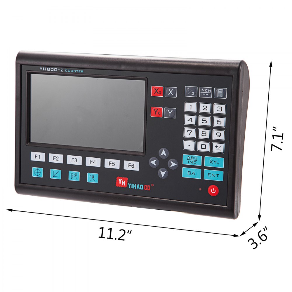 2 Axis Digital Readout Mill, Linear Encoder, LCD Screen, DRO for Milling Machine