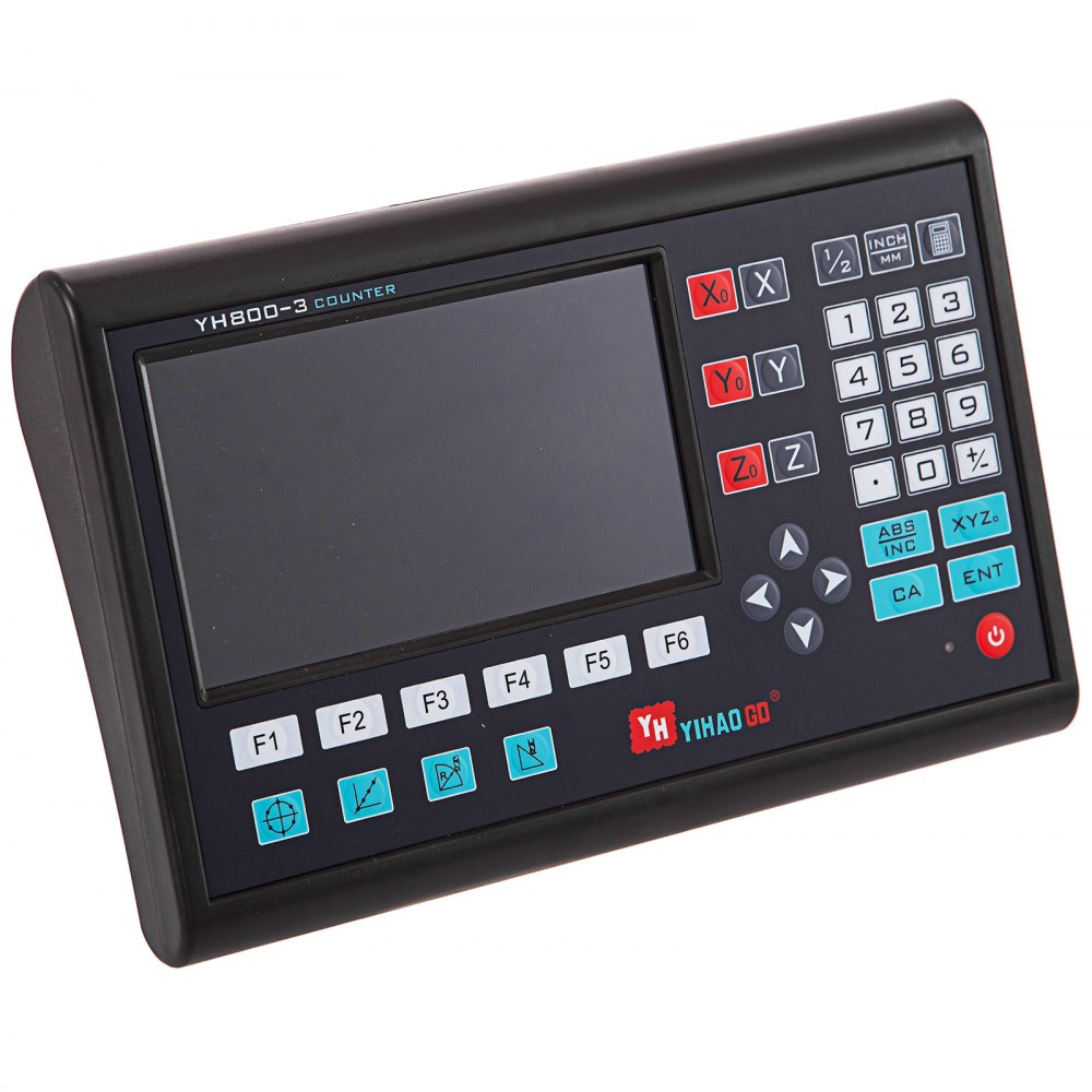 VEVOR Digital Readout Mill, 3 Axis, Precision DRO Display Linear Scale Encoder, 0.2μm Resolution, for CNC Milling Cutting Machine