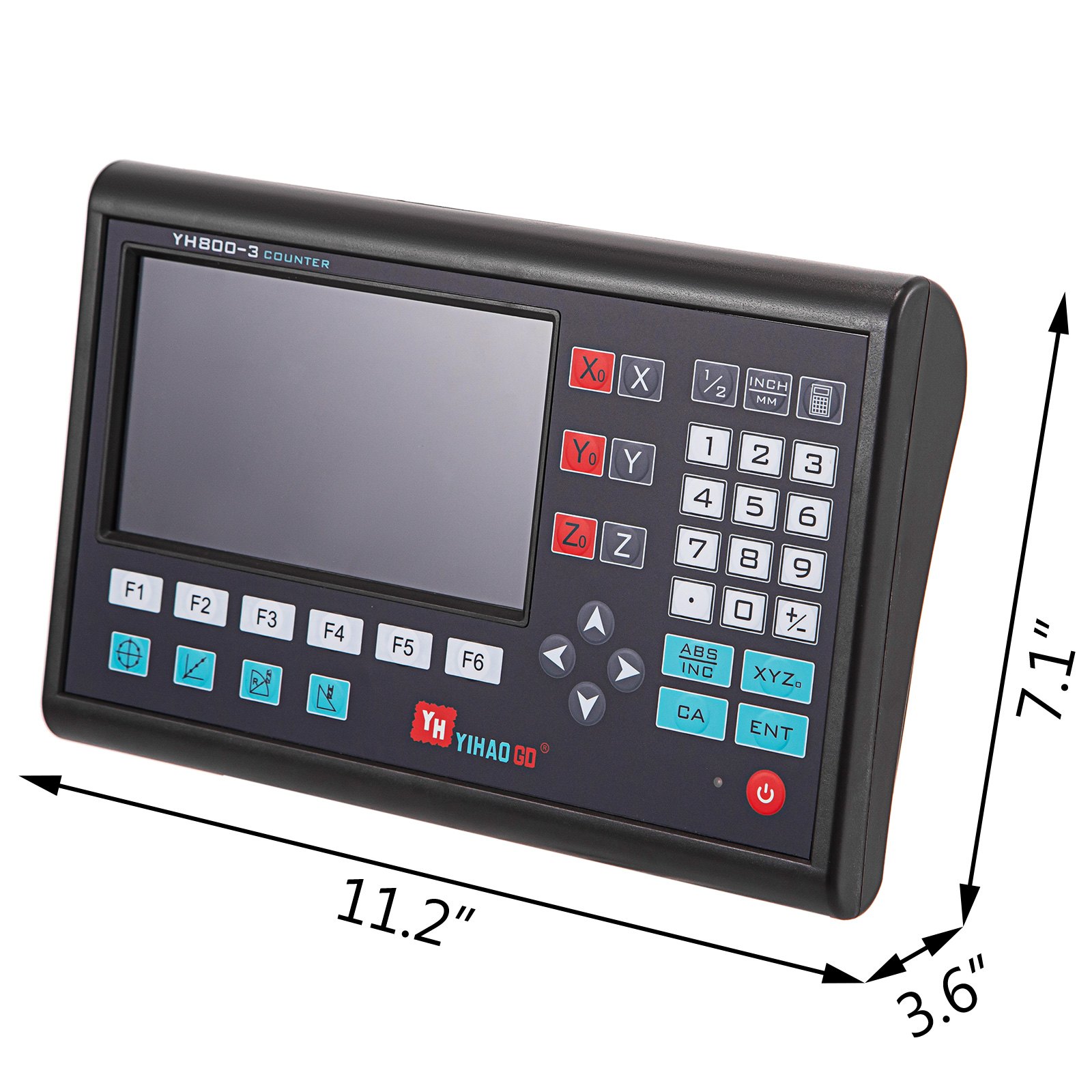 VEVOR Digital Readout Mill, 3 Axis, Precision DRO Display Linear Scale Encoder, 0.2μm Resolution, for CNC Milling Cutting Machine