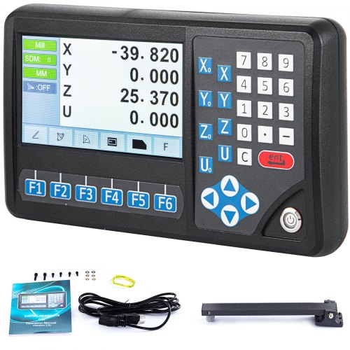 4 Axis Digital Readout Mill, Linear Encoder,LCD Screen,DRO for Milling Machine