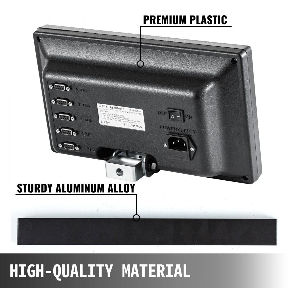 5 Axis Digital Readout Mill, Linear Encoder, LED Screen, DRO for Milling Machine