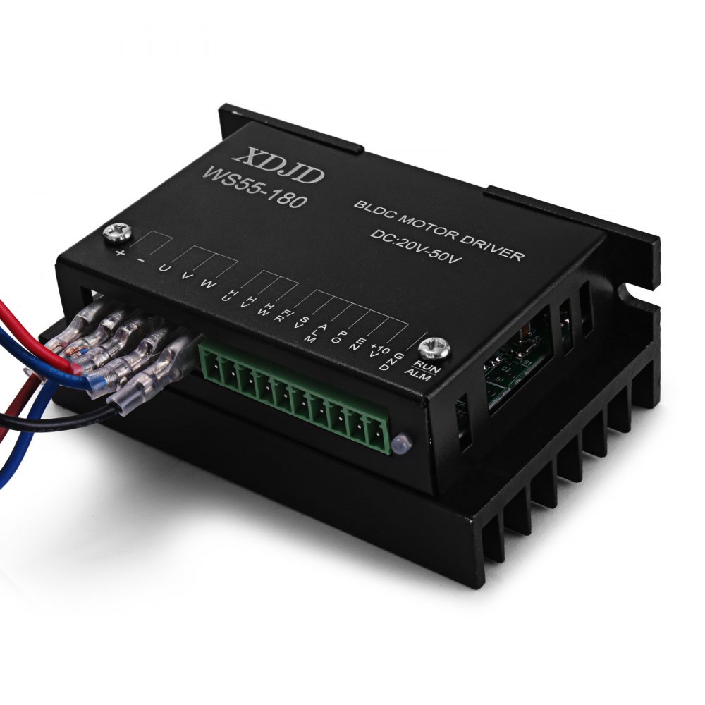 VEVOR CNC Spindle Motor, 0.4KW DC Brushless Spindle Motor W/ Clamp & Switching Power Supply & Speed Controller for DIY Engraving