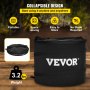 VEVOR dry trimmer kit - collapsible, portable design, lightweight at 3.2 lbs, space-saving and easy to store.