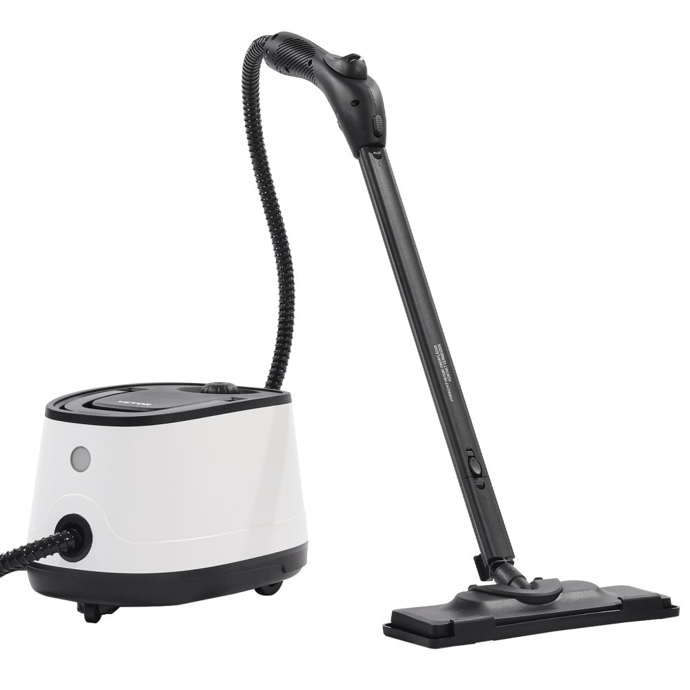 Limpiador a vapor VEVOR, potente vaporizador multiusos con 27 accesorios, cable de alimentación extralargo, tanque de 1,4 litros y mango portátil, para lechada, azulejos, pisos, electrodomésticos, hogar y automóvil.