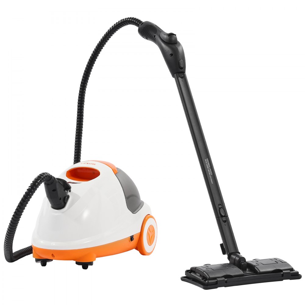 Limpiador a vapor VEVOR, potente vaporizador multiusos con 23 accesorios, cable de alimentación extralargo, tanque de 225 ml y mango portátil, para lechada, azulejos, pisos, electrodomésticos, hogar y automóvil.
