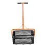 VEVOR Compost Spreader, 24 in Wide Peat Moss Spreader with T Shaped Handle, 3 Heights Adjustable, Powder-Coated Steel Garden Peat Moss Roller, Heavy Duty Grass Seed Spreaders for Planting Seeding