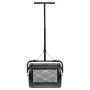VEVOR Compost Spreader, 42 cm Wide Peat Moss Spreader with T Shaped Handle, 3 Heights Adjustable, Powder-Coated Steel Garden Peat Moss Roller, Heavy Duty Grass Seed Roller for Planting Seeding, Black