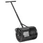 VEVOR Compost Spreader, 42 cm Wide Peat Moss Spreader with T Shaped Handle, 3 Heights Adjustable, Powder-Coated Steel Garden Peat Moss Roller, Heavy Duty Grass Seed Roller for Planting Seeding, Black