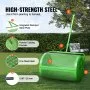 VEVOR 24" Compost Spreader Peat Moss Spreader Push/Tow-Behind Lawn Roller Green