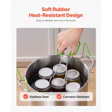 VEVOR Canning Supplies Starter Kit 9 Pcs Stainless Steel Water Bath Canning Kit