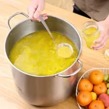 Canning Pot with Rack and Glass Lid 21 QT Stainless Steel Waterbath Canner