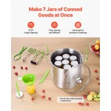 Canning Supplies Starter Kit 9 PCS Stainless Steel Water Bath Canning Set