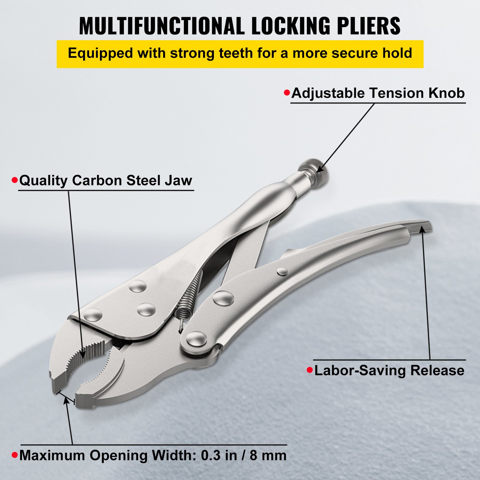 VEVOR Sheet Metal Brake, 0-90° Bending Angle, 3-Station Design Edge Roller, 0.63" to 5.7"(16-145 mm) Bend Range in 30-19 Gauge Steel, for Making Bends on a Straight Panel or Curve