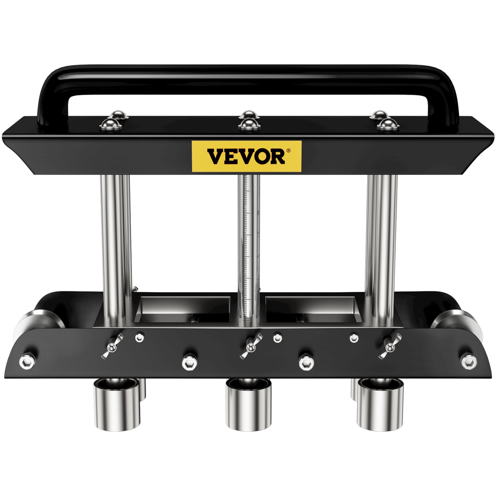 VEVOR Three-Station Edge Roller, Large Radius, 0-90° Bending Angle Sheet Metal Brake, Quickly Adjusts for Making 0.63\"-5.7\" Bends in 30-19 Gauge Steel, for Clean Crisp Bends in Metal Roofing Materia