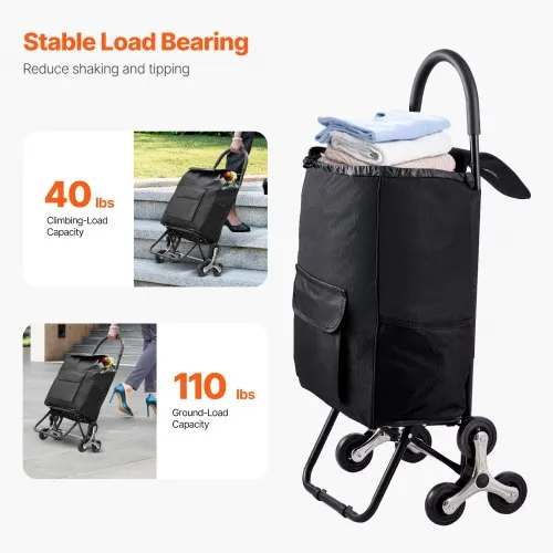 Kokkupandav trepikäru 36 L, 50 kg, teras — pilt 3