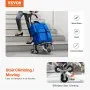 VEVOR Stair Climber Trolley Dolly, 36L Folding Shopping Cart, Grocery Cart Trolley Laundry Stair Climbing Handcart with 6 Wheels & Oxford Cloth Bag, Foldable Cart for Shopping Grocery Laundry Climbing