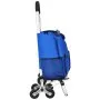 VEVOR Stair Climber Trolley Dolly, 36L Folding Shopping Cart, Grocery Cart Trolley Laundry Stair Climbing Handcart with 6 Wheels & Oxford Cloth Bag, Foldable Cart for Shopping Grocery Laundry Climbing