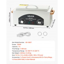 High Temperature Autoclave Machine 2L 300W High Temperature Cleaner Machine Box