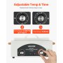 VEVOR High Temperature Autoclave Machine, 2L, 300W High Temperature Cleaner Machine Box with Adjustable Temperature and Time, Dry Heat Cabinet Nail Tool Cleaner for Labs, Home, Nail and Beauty Salons