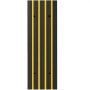 VEVOR Car Driveway Rubber Curb Ramps Heavy Duty 22000lbs Capacity Threshold Ramp 2.5 Inch High Cable Cover Curbside Bridge Ramp for Loading Dock Garage Sidewalk (1-Channel, 1Pack-Curb Ramp)