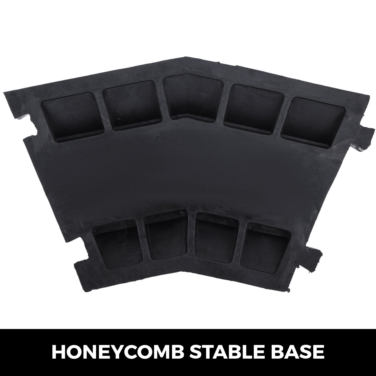 VEVOR 5 Pack Rubber Cable Protector Ramp 45 Left Capacity Pedestrian 2 Channel