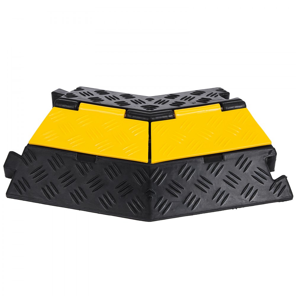 4 Pack Rubber Cable Protector Ramp 45 Cost-effective Pedestrian 2000kg Capacity