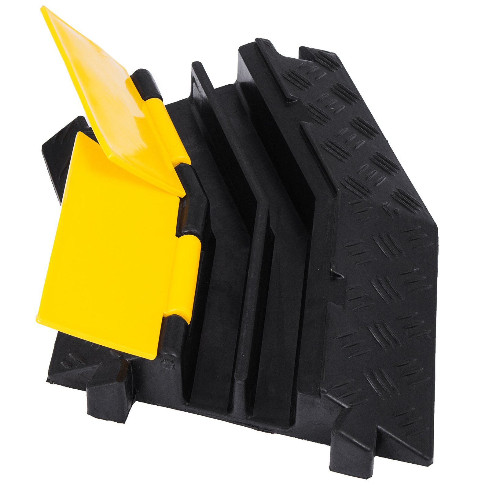 4 Pack Rubber Cable Protector Ramp 45 Cost-effective Pedestrian 2000kg Capacity