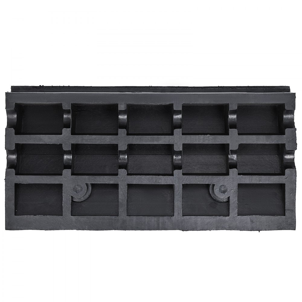 4" Height Heavy Duty Rubber Curb Ramp Load Capacity High Visibility Visible