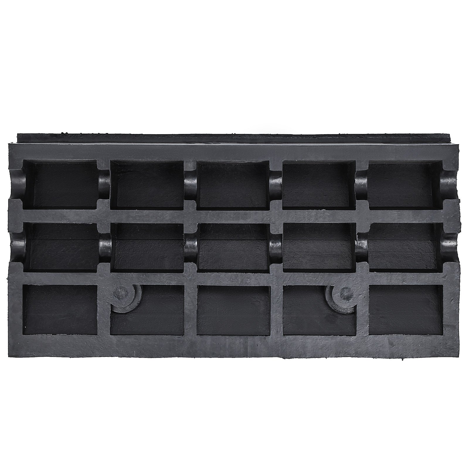 4" Height Heavy Duty Rubber Curb Ramp Load Capacity High Visibility Visible