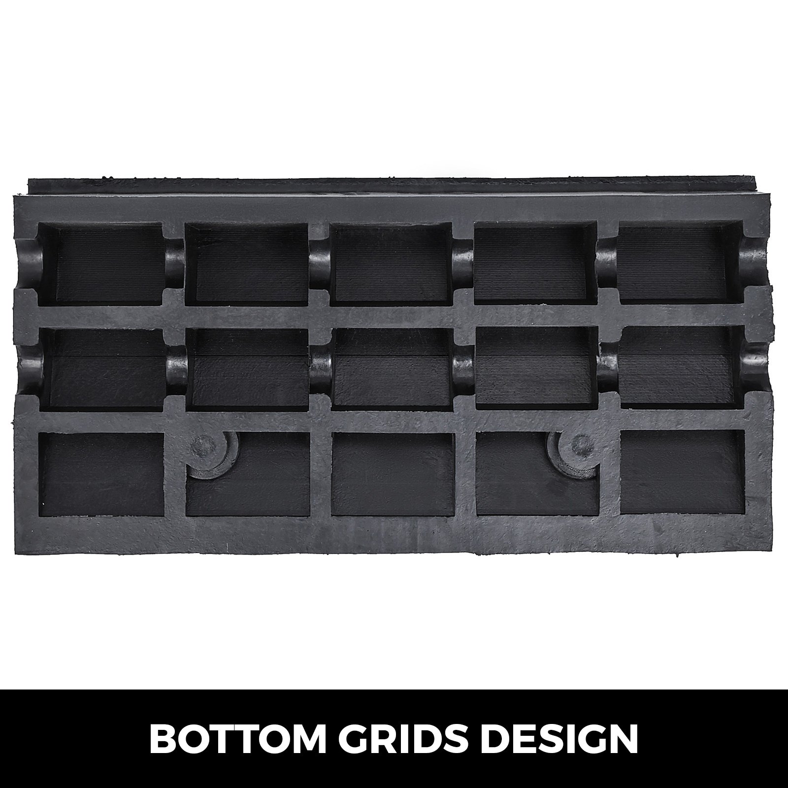 4" Height Heavy Duty Rubber Curb Ramp Load Capacity High Visibility Visible