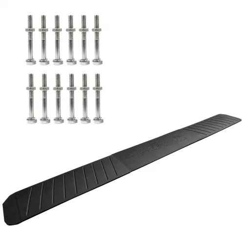 VEVOR 3 Pack Curb Ramp,Rubber Driveway Ramps, Heavy Duty 32000 lbs Weight Capacity Threshold Ramp, 2.6 inch High Curbside Bridge Ramps for Loading Dock Garage Sidewalk, Expandable Full Ramp Set