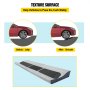 VEVOR 3 Pack Curb Ramp,Rubber Driveway Ramps, Heavy Duty 32000 lbs Weight Capacity Threshold Ramp, 2.6 inch High Curbside Bridge Ramps for Loading Dock Garage Sidewalk, Expandable Full Ramp Set